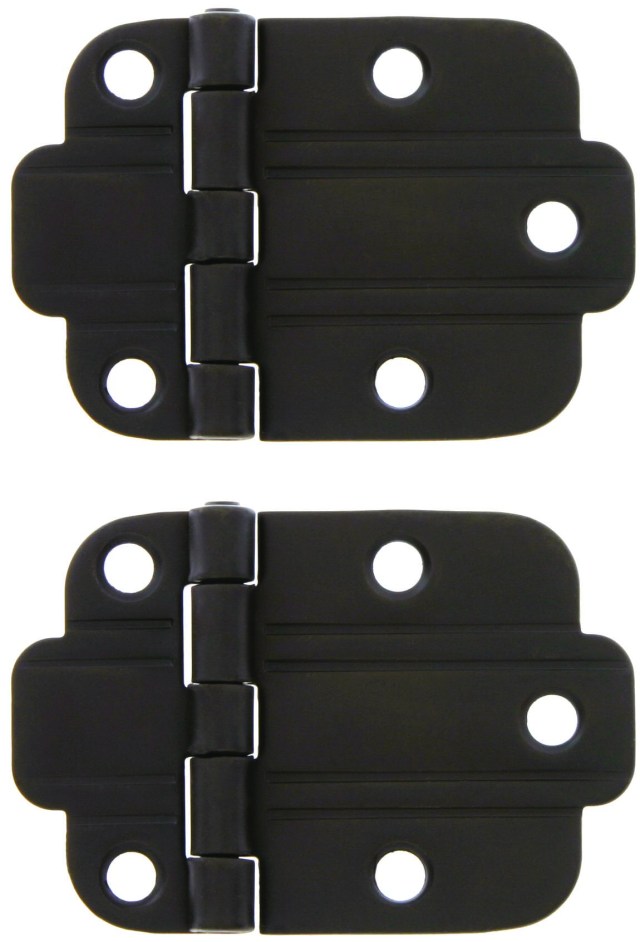 surface mount hinges in an art deco style