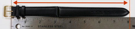 measure leather-length-of-watch-band-INCHES-long